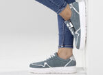 ELENA EDEN sneakers med kontrastkanter JEANS