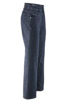 Jeans med moderiktigt bredare ben 