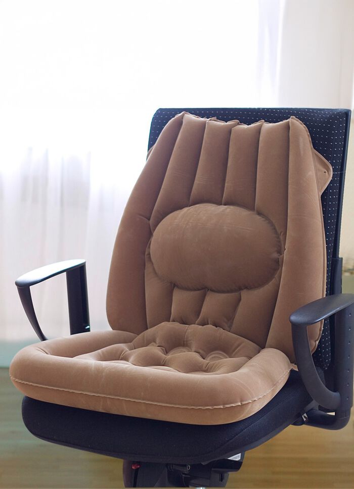 Uppbl&aring;sbar sittdyna 