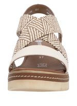 Remonte sandal med fl&auml;tade detaljer LJUSBEIGE-SAND