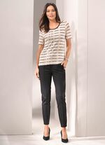 2-i-1 skjorta med kontrastpanel 