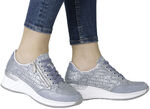 Rieker sneakers med snörning av tryckt syntetmaterial, 