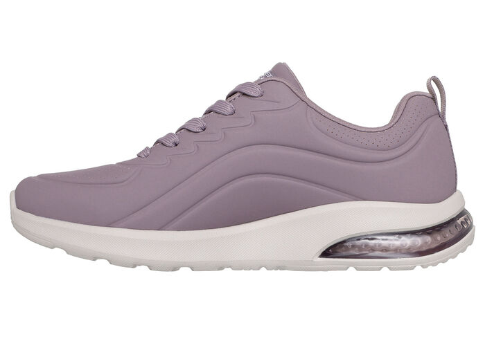 SKECHERS, sportiga damsneakers med snörning FLIEDER