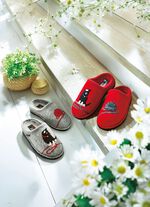 Haflinger tofflor Caty, gjorda av h&ouml;gkvalitativ jungfruull 