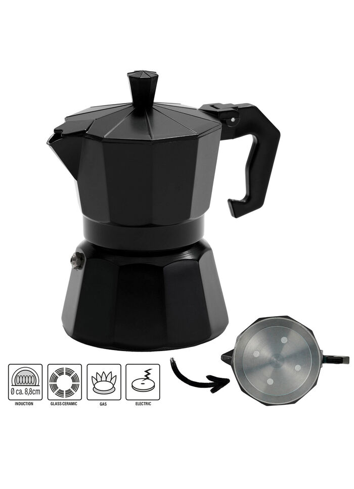 Espressoset, 4 delar SVART