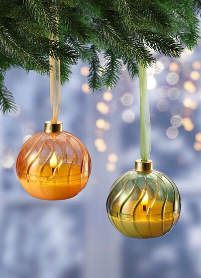 LED-ljus med flimrande effekt, set om 2 