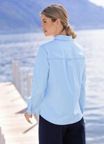 Blus med skjortkrage 