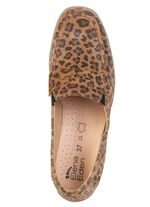 ELENA EDEN, eleganta damtofflor, vidd G, med uttagbar fotb&auml;dd BRAUN