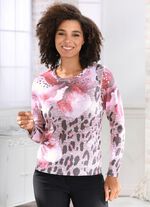 Pullover i mjuk, flytande kvalitet 