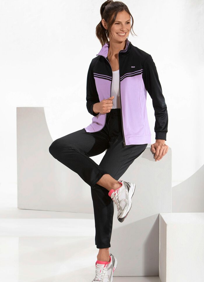 Fritidsdr&auml;kt fr&aring;n &ldquo;LPO&rdquo; i 2 f&auml;rger LILAC-SVART