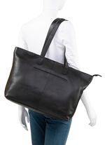 Laurina, v&auml;ska, dam, tillverkad av l&auml;der SVART