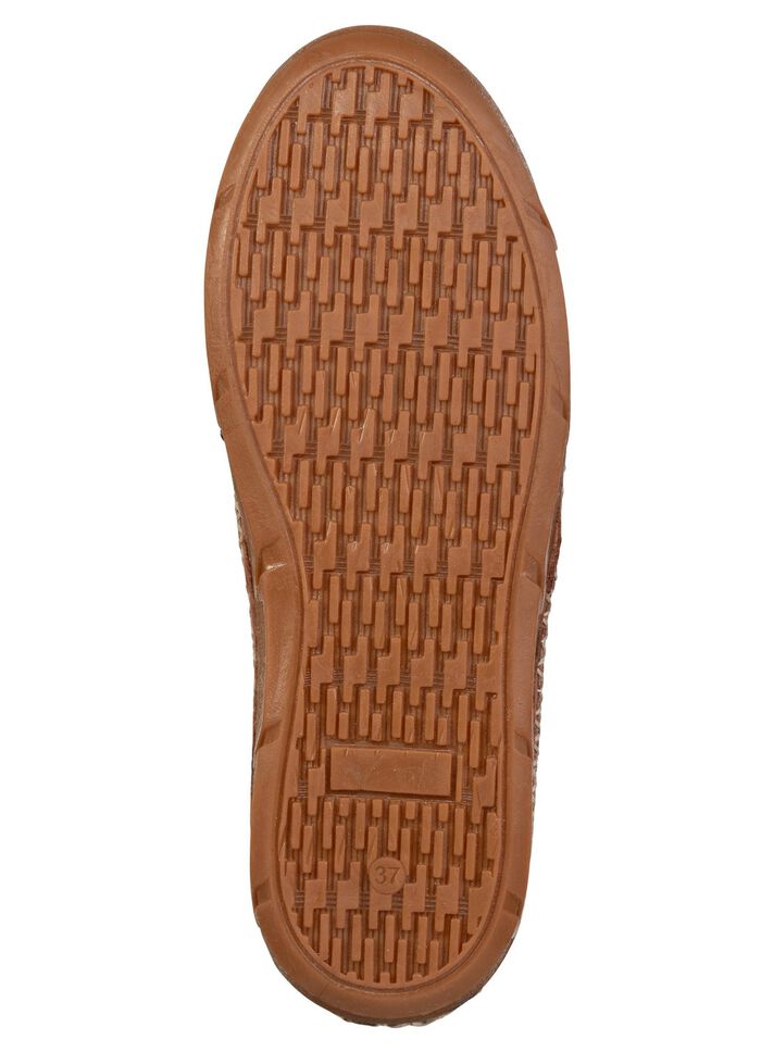 ELENA EDEN, somriga damtofflor, bredd G, tillverkade av l&auml;der BEIGE