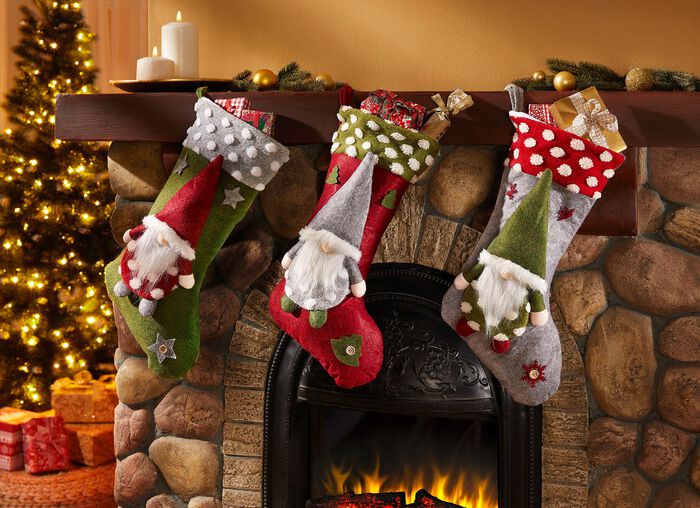 Tomtens strumpa, set om 3 