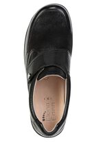 ELENA EDEN, bekv&auml;ma damtofflor, bredd K, med uttagbar fotb&auml;dd SCHWARZ