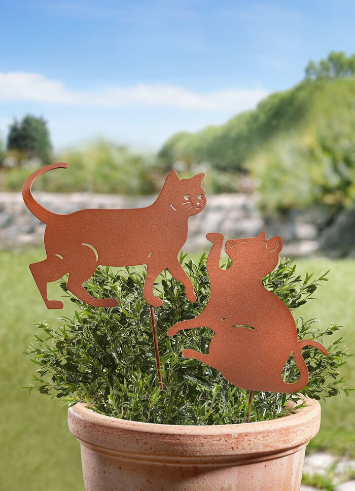 Dekorativa pluggar med kattmotiv, set om 2 