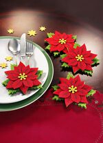 Julstj&auml;rna bestickp&aring;sar, set om 4 