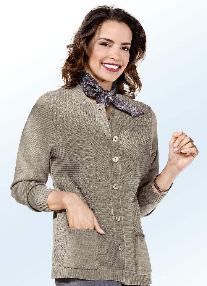 Kofta med strukturblandning BEIGE