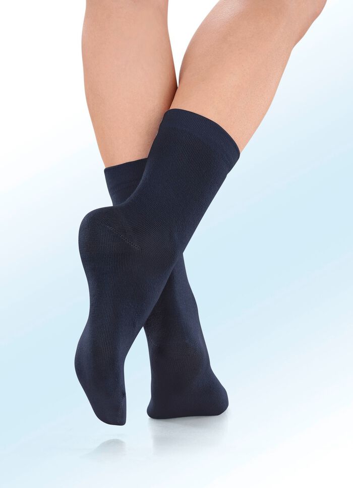 Paket med fem strumpor med tryckfritt midjeband 