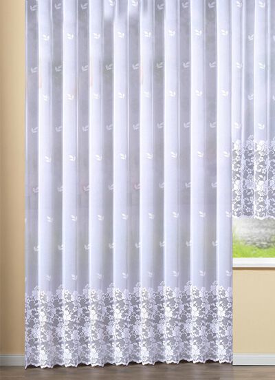 Underbara långa persienner med automatiska veck 