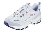 SKECHERS sneakers med snörning och mockakanter, 