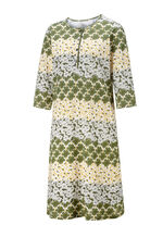 Nattlinne med kantm&ouml;nster och pannband 