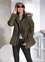 Jacka med avtagbar fuskp&auml;lskant LODENGR&Ouml;N