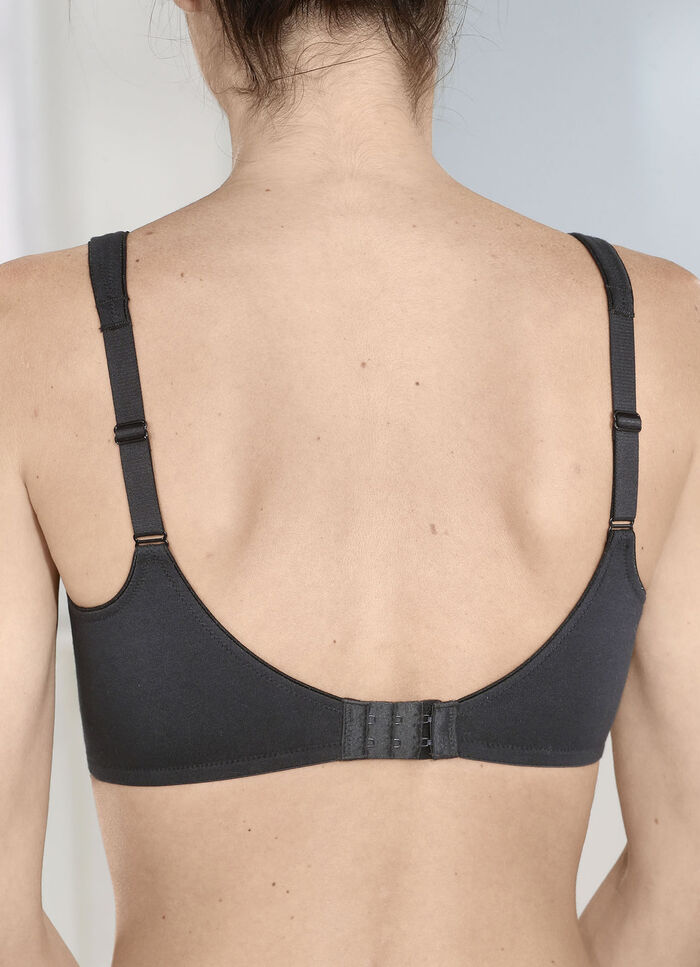 Naturana tvåpack bh med dubbla förformade kupor 1X SCHWARZ, 1X WEISS