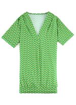 Topp med smock i ryggen i 2 f&auml;rger 