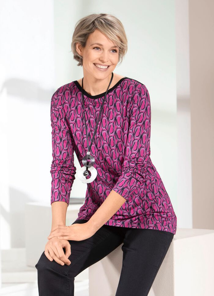 Skjorta med b&aring;tringning 