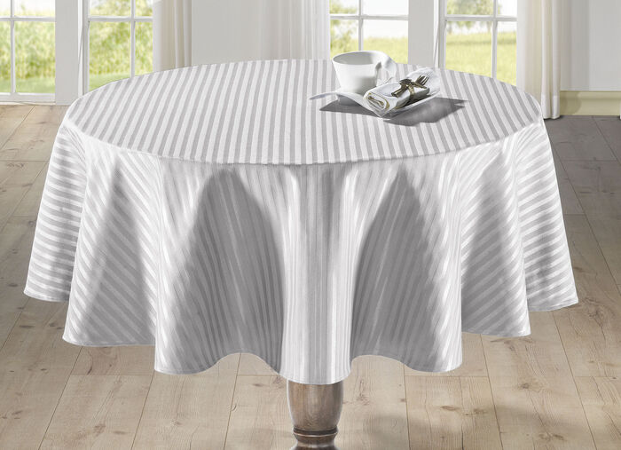 Fin bords- och rumsdekoration med glänsande randig design GRÄDDE