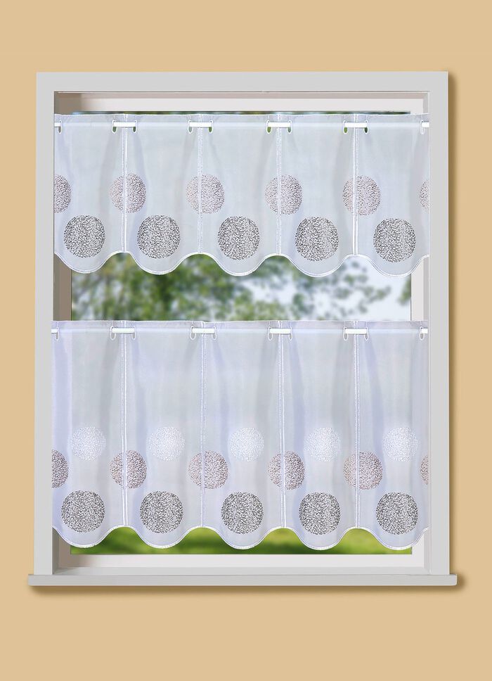 Kort rullgardin med v&aring;gig kant 