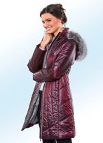 Kort kappa med avtagbar huva 