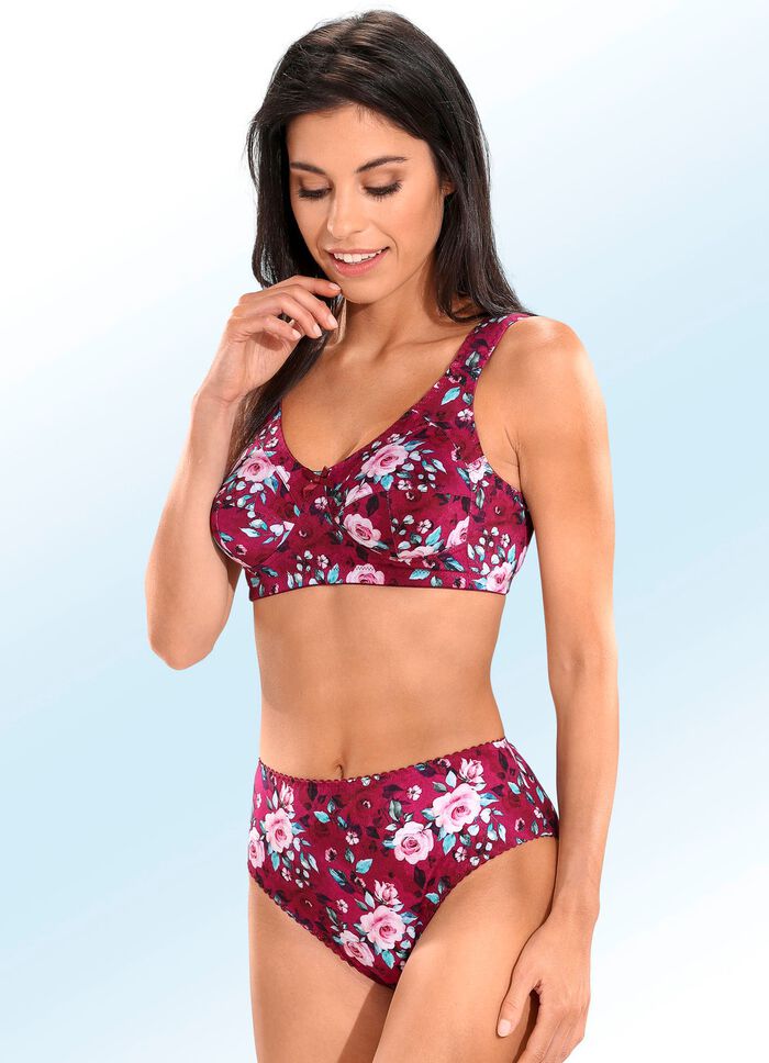 BH med en harmonisk blommig design 