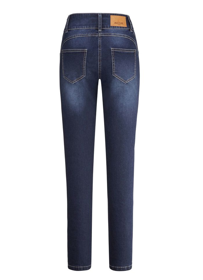 Shaping-jeans med 4 fickor 