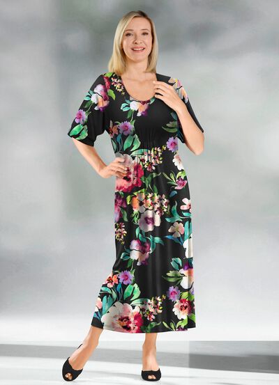 Kaftan i ankellång slipstil 