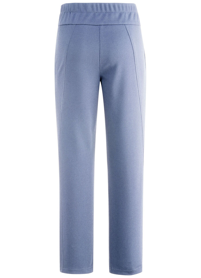 Byxor i bekväm pull-on-stil HELLBLAU
