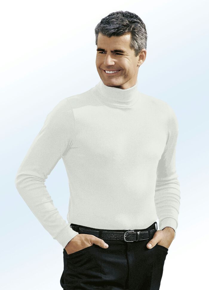 Turtleneck i 10 färger ECRU