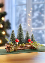 Julgrans-/svamparrangemang 