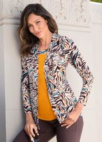 Skjorta i jacka-look 