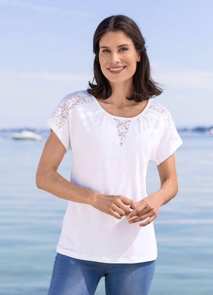 Skjorta i 2 f&auml;rger ECRU