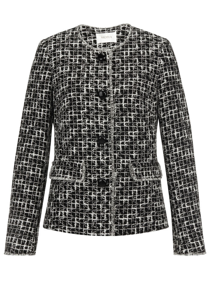 Kavaj i Chanel-stil 