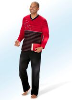 Pyjamas med V-ringning i tv&aring;pack 