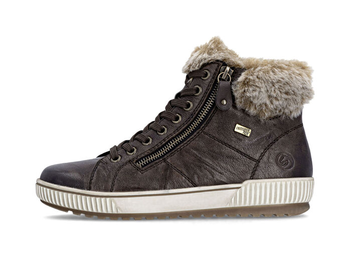 Remonte, fodrade damstövlar, vinterskor, vidd G, med uttagbar fotbädd DUNKELBRAUN