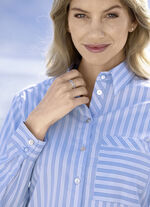 Blus i randig design 