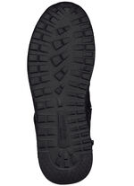 Waldläufer, bekväma damstövlar, bredd H, med uttagbar fotbädd SVART RÖD