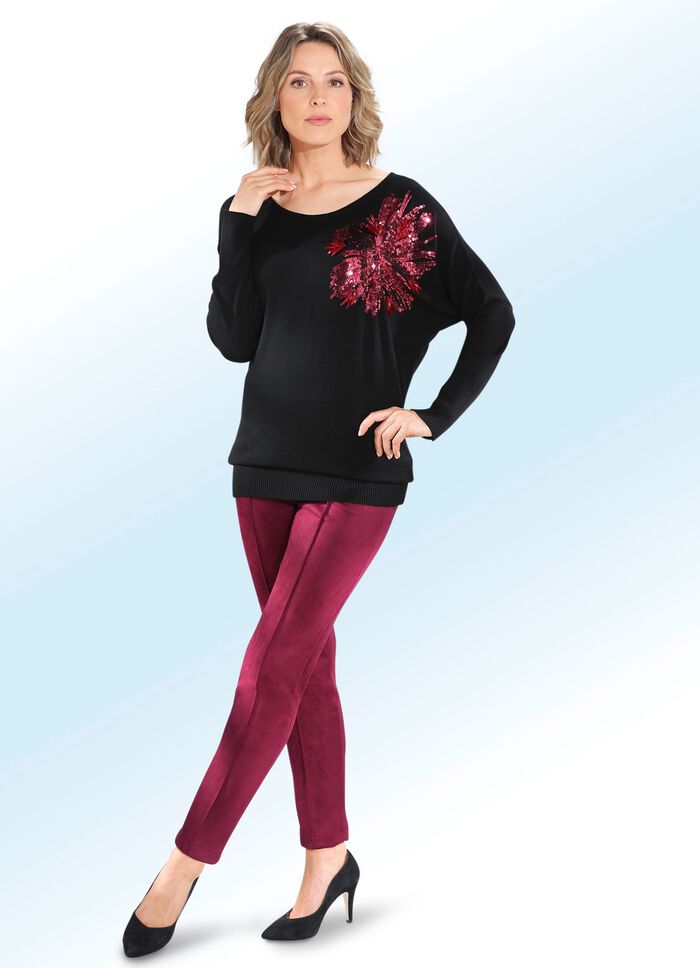 Sammetsmjuka byxor i mockalook 