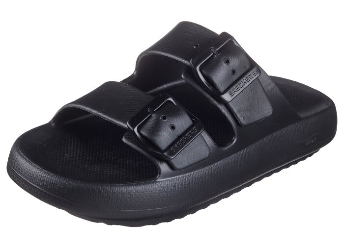 SKECHERS syntetiska mulor SVART
