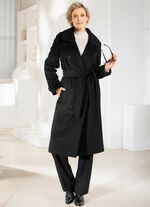 Kappa med b?lte i trench-look 