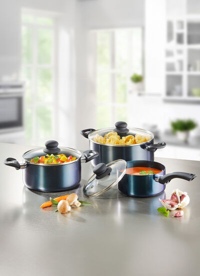 Meteor 6-delad gryta med diamantkeramisk non-stick premiumbeläggning, , large