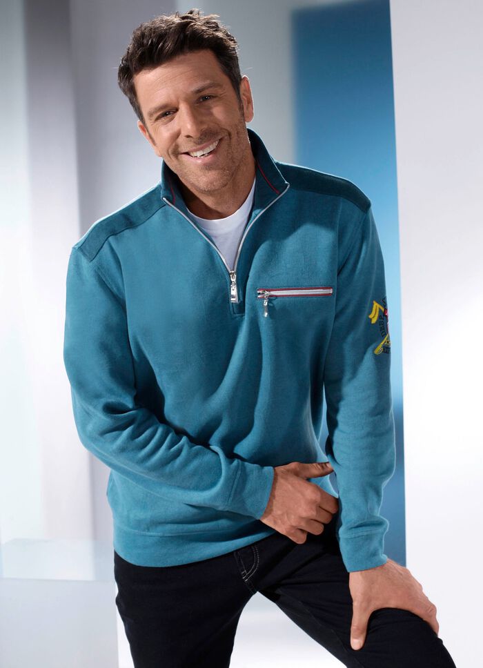 Sweatshirt i 3 f&auml;rger 